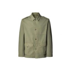 Kurtka Pepe Jeans Surat. Zielone kurtki męskie Pepe Jeans, l, bez wzorów, z jeansu, eleganckie, bez kaptura. Za 472.45 zł.