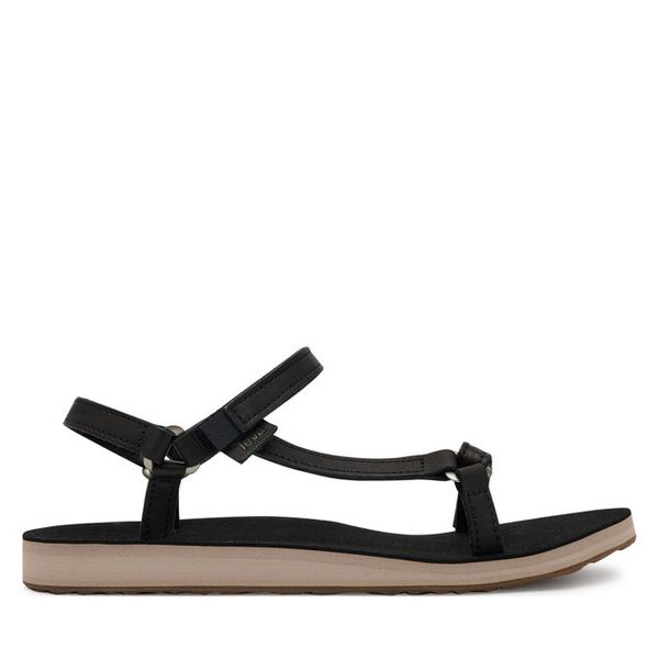 Sandały Teva. Czarne sandały damskie Teva, bez wzorów, bez obcasa, bez zapięcia. Za 379.99 zł.