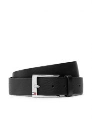 Tommy Hilfiger Pasek Męski New Aly Belt AM0AM08363 Czarny. Czarne paski męskie Tommy Hilfiger, ze skóry. Za 139.99 zł.