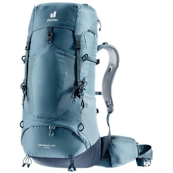 Plecak trekkingowy Deuter Aircontact Lite 40 + 10 - atlantic/ink. Niebieskie plecaki damskie Deuter, bez wzorów, sportowe. Za 722.99 zł.