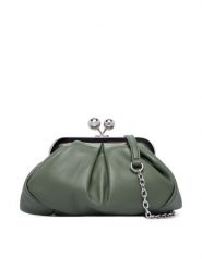 Weekend Max Mara Torebka Prati 2625516114600 Zielony. Zielone torebki do ręki damskie Weekend Max Mara, bez wzorów, ze skóry, bez dodatków. Za 1,339.00 zł.