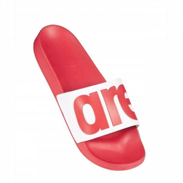 Klapki na basen Arena Urban Slide. Białe klapki damskie ARENA, bez wzorów, z materiału, bez zapięcia. Za 100.99 zł.