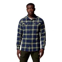 Koszula Columbia Flare Gun™ Stretch Flannel Dorośli. Niebieskie koszule męskie Columbia, l, bez wzorów, z bawełny, klasyczne, bez kołnierzyka, bez ramiączek. Za 360.99 zł.