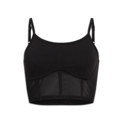 Biustonosz dla kobiet Superdry Sport Tech. Czarne bielizna sportowa damska Superdry, bez wzorów. W wyprzedaży za 157.30 zł.