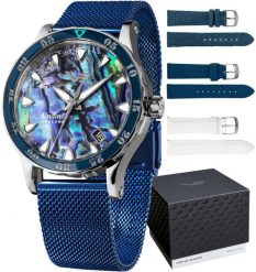 Zegarek damski Vostok Europe NH35A-515A757BB niebieski. Niebieskie zegarki damskie Vostok Europe. Za 4,311.77 zł.