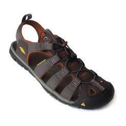 Buty trekkingowe męskie Keen Clearwater Cnx. Brązowe buty zimowe męskie Keen, bez wzorów, z materiału, bez obcasa, bez zapięcia. Za 676.00 zł.