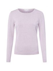 Brookshire Sweter z dzianiny DAmen Kobiety drobna dzianina lila marmurkowy, L. Swetry nierozpinane damskie brookshire, na jesień, l, bez wzorów, z bawełny, bez kołnierzyka, bez ramiączek. Za 199.95 zł.