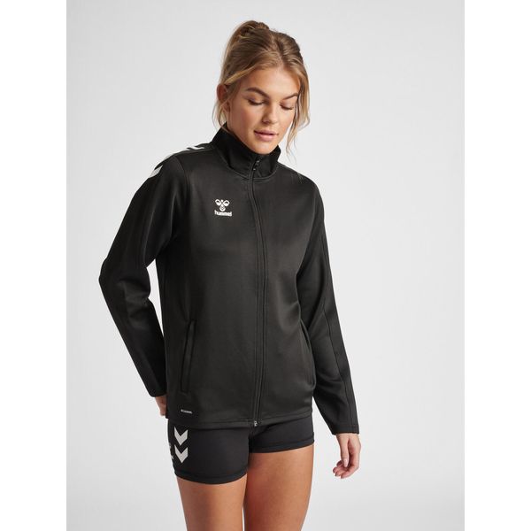 Damska bluza dresowa Hummel Core XK Poly. Czarne bluzy damskie Hummel, xs, bez wzorów, z dresówki, eleganckie, bez ramiączek, bez kaptura. Za 152.80 zł.