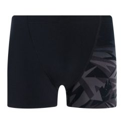 Bokserki kąpielowe męskie Speedo Hyper Boom Placement V-Cut. Czarne kąpielówki męskie Speedo, m, bez wzorów, z poliesteru. Za 119.99 zł.
