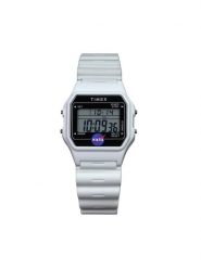 Timex Zegarek Main Street Classic TW2Y13500 Biały. Białe, cyfrowe zegarki męskie Timex, bez wzorów. Za 329.99 zł.