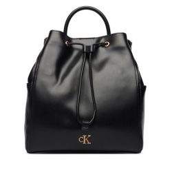Plecak Calvin Klein. Czarne plecaki damskie Calvin Klein, bez wzorów. Za 649.99 zł.