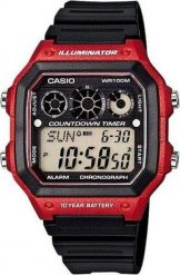 Zegarek Casio Zegarek Męski CASIO AE-1300WH-4AVDF. Zegarki męskie Casio, bez wzorów. Za 182.26 zł.