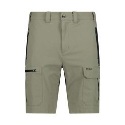Szorty męskie turystyczne CMP 35T5357. Zielone spodnie materiałowe męskie CMP, bez wzorów. Za 179.99 zł.