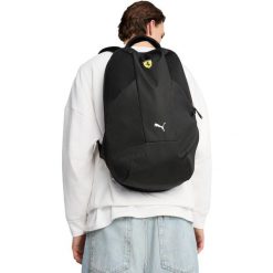 Plecak Puma Ferrari Race Large Backpack. Czarne plecaki damskie Puma, bez wzorów, z poliesteru, sportowe. Za 390.00 zł.