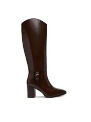 LAUREN RALPH LAUREN Kozaki Rlyn Bk T Hl Bo Tal 802P12879002 Brązowy ciemny. Brązowe kozaki damskie Lauren Ralph Lauren, bez wzorów, ze skóry, bez obcasa, na słupku, bez zapięcia. Za 1,599.00 zł.