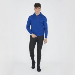 Dres sportowy kompletny SABURO męski. Niebieskie komplety dresowe męskie Legea, m, bez wzorów, z dresówki. W wyprzedaży za 167.50 zł.