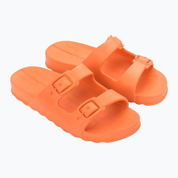 Klapki damskie Ipanema Duo Day. Brązowe klapki damskie Ipanema, bez wzorów, sportowe, bez obcasa, bez zapięcia. Za 79.99 zł.