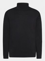 Redefined Rebel Golf Theo 202048 Czarny Regular Fit. Czarne swetry męskie Redefined Rebel, m, bez wzorów, z wiskozy, bez kołnierzyka, bez ramiączek. Za 79.99 zł.