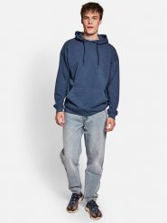 Redefined Rebel Bluza Harry 223031 Niebieski Hoodie Fit. Niebieskie bluzy męskie Redefined Rebel, m, bez wzorów, z bawełny, bez ramiączek, bez kaptura. Za 179.99 zł.
