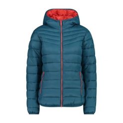Kurtka damska turystyczna CMP 32K3016. Niebieskie kurtki sportowe damskie CMP, l, bez wzorów, bez ramiączek, bez kaptura, trekkingowe. W wyprzedaży za 328.99 zł.
