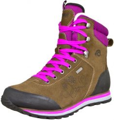 Damskie buty trekkingowe i turystyczne wyściełane wełną. Fioletowe obuwie trekkingowe damskie GUGGEN MOUNTAIN, z gumy, bez zapięcia. Za 755.99 zł.