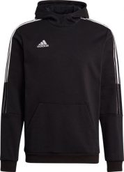 Adidas adidas Tiro 21 Sweat Hoody bluza 341 : Rozmiar - S. Bluzy męskie Adidas, m, bez wzorów, bez ramiączek, bez kaptura. Za 197.79 zł.