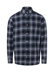 Jack & Jones koszula flanelowa Mężczyźni Regular Fit Bawełna (100%) niebieski, XL. Niebieskie koszule męskie Jack & Jones, m, bez wzorów, z bawełny, bez kołnierzyka, bez ramiączek. Za 199.95 zł.