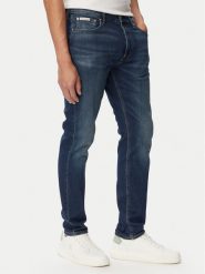 Calvin Klein Jeans Jeansy Classic LV04RG900G Niebieski Taper Fit. Niebieskie jeansy męskie Calvin Klein Jeans, z bawełny. Za 409.99 zł.