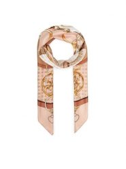 Guess Chusta AW5348 POL03 Beżowy. Brązowe rękawiczki damskie Guess, z aplikacjami, z materiału. Za 219.99 zł.