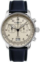 Zegarek męski Zeppelin 86841 niebieski. Niebieskie zegarki męskie Zeppelin, bez wzorów. Za 1,470.00 zł.