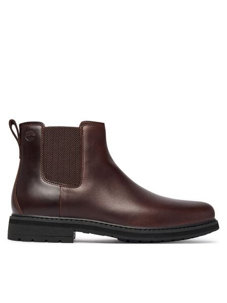 Timberland Sztyblety Stormbucks TB0A42PGW011 Brązowy. Brązowe botki męskie Timberland, bez wzorów, ze skóry, bez obcasa, bez zapięcia. Za 779.99 zł.
