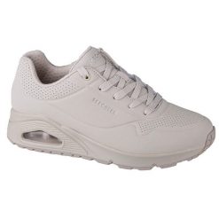 Buty sportowe Sneakersy damskie, Skechers Uno-Stand on Air. Białe obuwie sportowe damskie Skechers, bez wzorów, z materiału, bez zapięcia, trekkingowe. Za 349.99 zł.