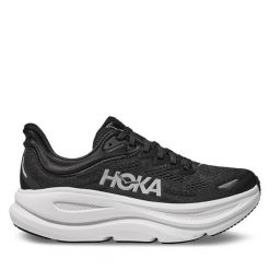 Buty do biegania Hoka. Czarne obuwie sportowe damskie HOKA, bez wzorów, bez zapięcia, do biegania. Za 649.99 zł.
