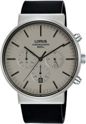 Zegarek Lorus RT381GX9 męski czarny. Czarne zegarki męskie Lorus, bez wzorów. Za 271.83 zł.