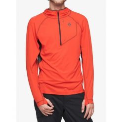 Bluza z kapturem Black Diamond Alpenglow Pro Hoody. Czerwone bluzy męskie Black Diamond, bez wzorów, z kapturem, wspinaczkowe. Za 391.59 zł.
