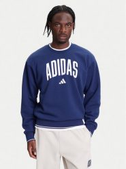 Adidas Bluza Collegiate JM1734 Niebieski Regular Fit. Niebieskie bluzy męskie Adidas, m, bez wzorów, z bawełny, bez ramiączek, bez kaptura. Za 199.99 zł.
