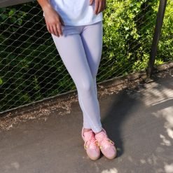 Legginsy fitness damskie ADIDAS. Fioletowe legginsy damskie Adidas, bez wzorów, z bawełny. W wyprzedaży za 69.99 zł.