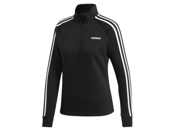 Bluza damska ADIDAS W E 1 XS. Czarne bluzy damskie Adidas, l, bez wzorów, z bawełny, eleganckie, bez ramiączek, bez kaptura. Za 229.00 zł.