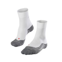 Skarpetki damskie Falke RU4. Białe skarpetki damskie Falke, bez wzorów, z materiału. Za 280.99 zł.