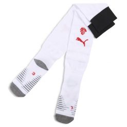 Męskie skarpety AC Milan 25/26 PUMA White Black. Białe skarpety męskie Puma, bez wzorów. Za 109.00 zł.
