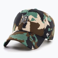 Czapka z daszkiem 47 Brand Detroit Tigers Digital Star CLEAN UP. Czapki damskie 47 Brand, na zimę, bez wzorów, retro. Za 139.99 zł.