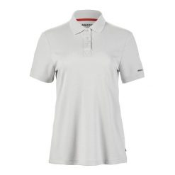Damska koszulka polo Musto Evolution Sunblock. Szare bluzki damskie Musto, s, bez wzorów, bez kołnierzyka, bez ramiączek. Za 316.50 zł.