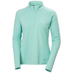 Damska bluza dresowa 1/2 z zamkiem błyskawicznym Helly Hansen Tyri. Niebieskie bluzy damskie Helly Hansen, bez wzorów, z dresówki, bez ramiączek, bez kaptura. Za 362.50 zł.