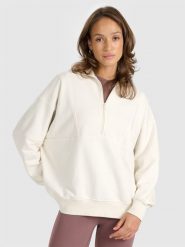 4F Bluza dresowa nierozpinana bez kaptura damska - biała L. Białe bluzy damskie 4F, l, bez wzorów, z dresówki, sportowe, bez ramiączek, bez kaptura. W wyprzedaży za 139.99 zł.