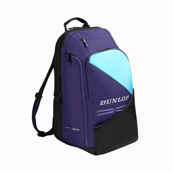 Plecak tenisowy Dunlop 26 FX Performance Backpack. Fioletowe plecaki męskie Dunlop, bez wzorów, sportowe. Za 339.99 zł.