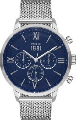 Zegarek Cerruti 1881 Zegarek męski Cerruti 1881 CRA23405 srebrny. Szare zegarki męskie Cerruti 1881, bez wzorów, srebrne. Za 575.00 zł.
