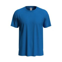Koszulka Unisex Dla Dorosłych Z Klasycznym, Organicznym Dekoltem. Niebieskie bluzki damskie Stedman, xl, bez wzorów, klasyczne, bez kołnierzyka, bez ramiączek. Za 45.99 zł.