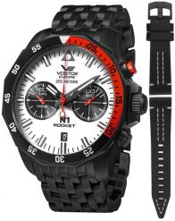 Zegarek męski Vostok Europe 6S21-225C620B czarny. Czarne zegarki męskie Vostok Europe, bez wzorów. Za 4,024.31 zł.