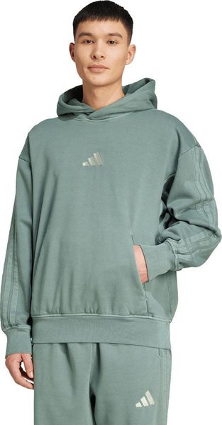 Bluza męska adidas A SZN W FL HD zielona JL6538 XL. Zielone bluzy męskie Adidas, m, bez wzorów, bez ramiączek, bez kaptura. Za 298.47 zł.