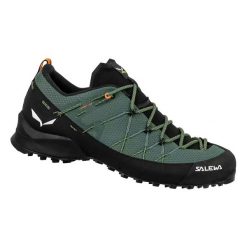 Buty trekkingowe Salewa Wildfire 2. Czarne trekkingi męskie Salewa, z gumy, bez zapięcia. Za 668.00 zł.